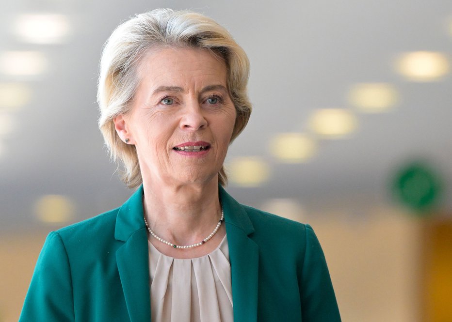 Fotografija: Ursula von der Leyen. FOTO: John Thys Afp