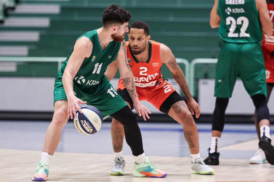 Fotografija: Cedevita Olimpija in Krka sta generalko opravili v superpokalu, boljši so bili Ljubljančani. FOTO: Cedevita Olimpija