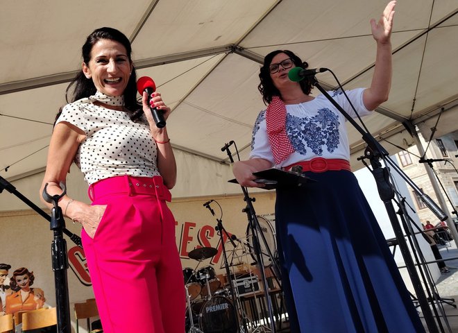 Z Nino Pader Topole je povezovala letošnji GuštFest. FOTO: Mojca Marot