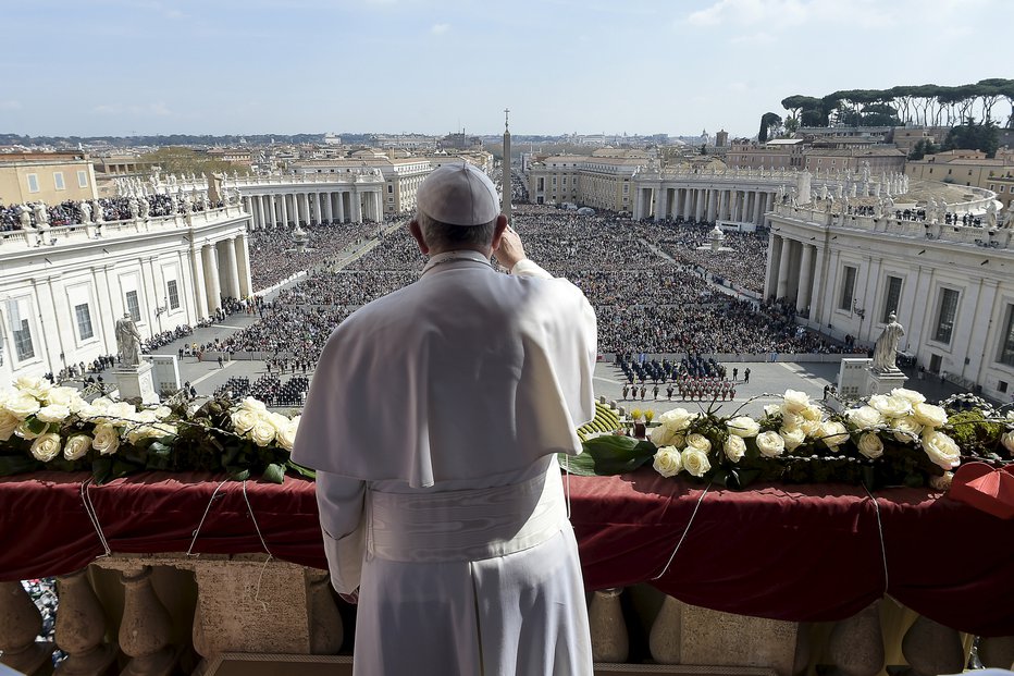 Fotografija: Papež Frančišek. FOTO: Vatican Media/Reuters Pictures