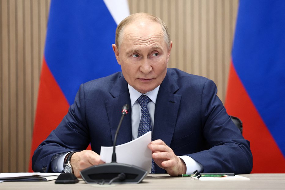 Fotografija: Vladimir Putin. FOTO: Valery Sharifulin Via Reuters