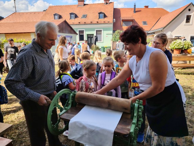 Takole so nekoč v toplicah likali perilo. FOTO: Mojca Marot