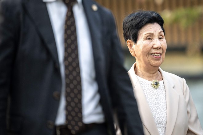 Hideko Hakamada, sestra krivo obsojenega. FOTO: Philip Fong Afp