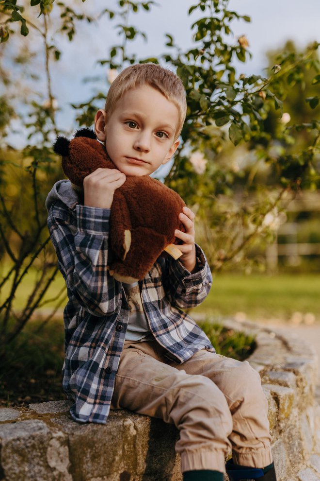 Petletni Urban je bil edini otrok z diagnozo CTNNB1 v Sloveniji, zdaj so že štirje. FOTO: Osebni arhiv