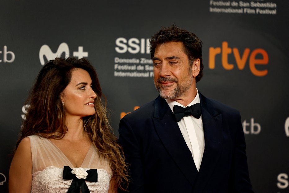 Fotografija: Javier Bardem in Penelope Cruz. FOTO: Vincent West/Reuters