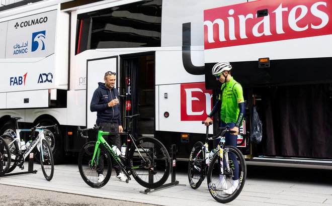 Selektor Uroš Murn bo jutri vodil močno slovensko reprezentanco s Tadejem Pogačarjem na čelu. FOTO: Vid Ponikvar/sportida