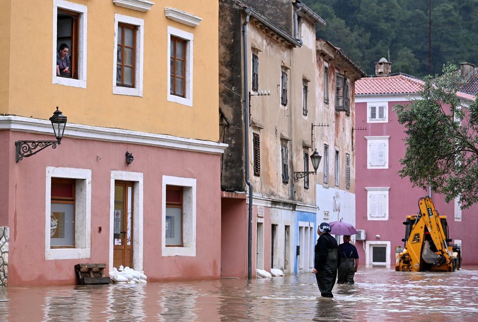 Fotografija: Tako je poplavilo že lansko leto. FOTO: Dino Stanin, Pixsell