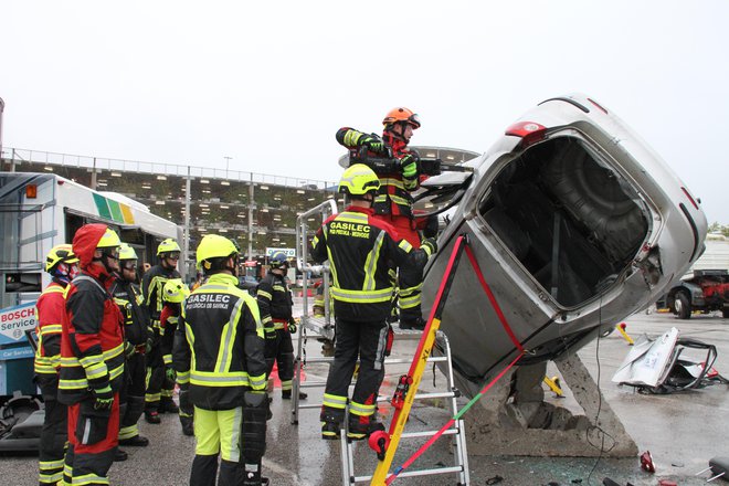 Organizatorji so poskušali prikazati čim bolj realistične primere nesreč. FOTO: Staš Ivanc