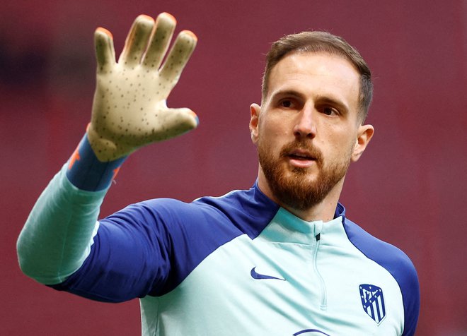 Jan Oblak bo največja ovira Benfici. FOTO: Juan Medina/Reuters