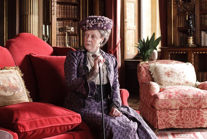 Nepozabna babica in grofica v seriji Downton Abbey