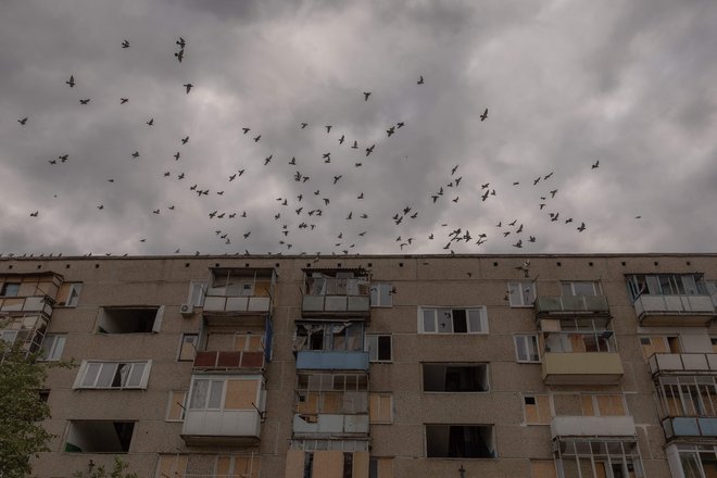 Ukrajinsko mesto Kurakhove v regiji Doneck. FOTO: Roman Pilipey Afp