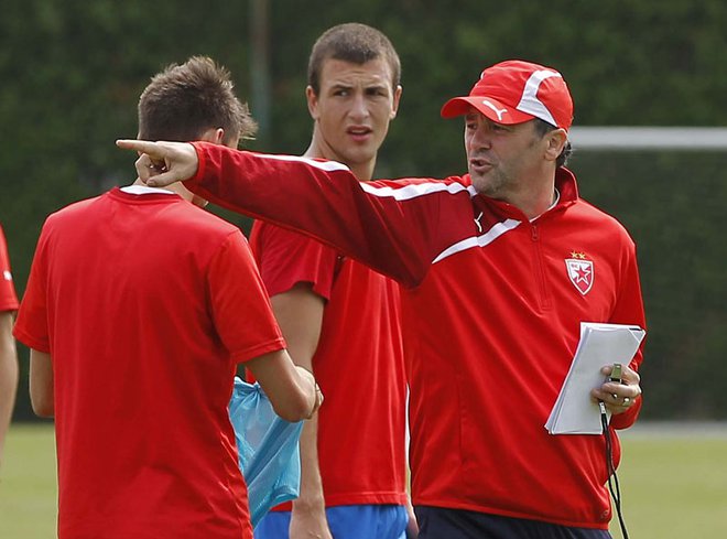 Ljubljančan je na klopi Crvene zvezde prekinil sedemletno sušo Beograjčanov. FOTO: Leon Vidic