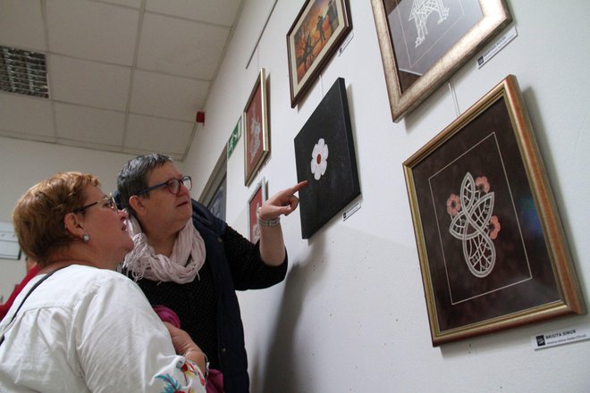 Do konca novembra bo razstava na ogled v prostorih ZD Trebnje. FOTO: Drago Perko