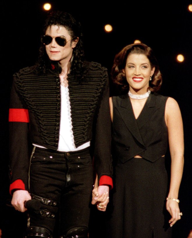 Michael Jackson in Lisa Marie Presley sta bila poročena v devetdesetih. FOTO: Mark Cardwell Reuters