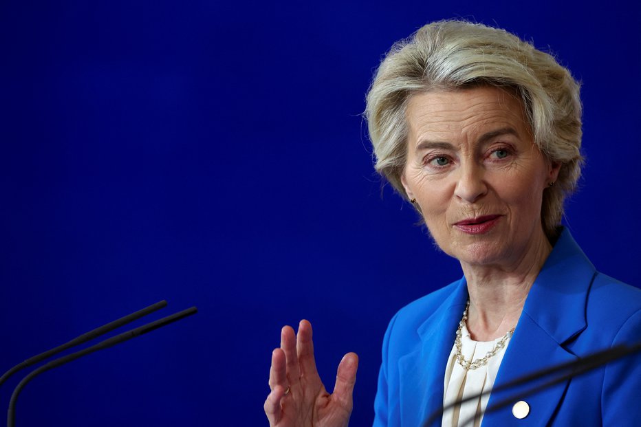 Fotografija: Ursula von der Leyen. FOTO: Lisi Niesner/Reuters