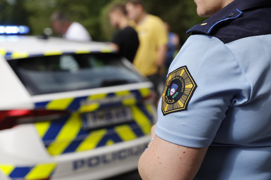 Fotografija: Policija, motivi. Predstavitev policijskega poklica in šolanja z vodenim ogledom Policijske akademije. Ljubljana, 6. avgust 2024 FOTO: Leon Vidic/delo