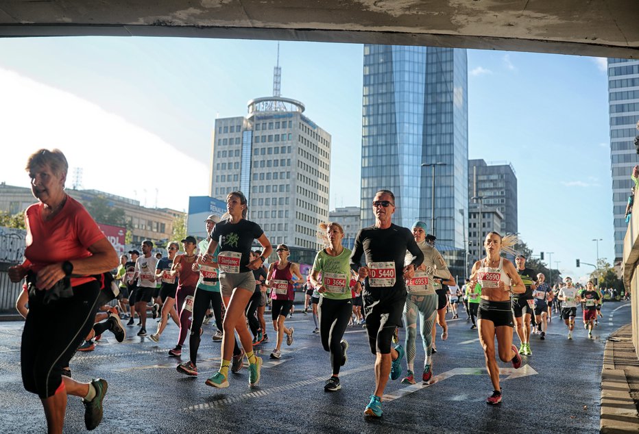 Fotografija: Ljubljanski maraton FOTO: Blaž Samec