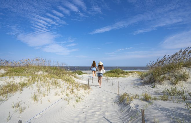 Ob obali ameriške zvezne države Georgia je tudi krasen otoček Jekyll Island. FOTO: Margaretw/getty Images