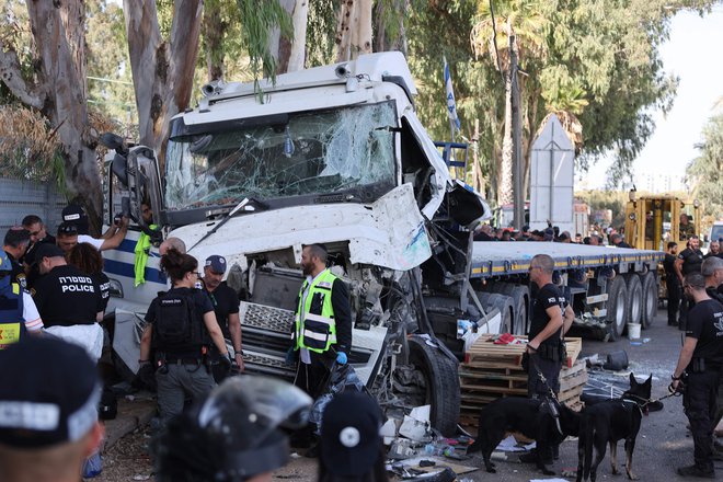 Grozljivka v Tel Avivu. FOTO: Jack Guez Afp