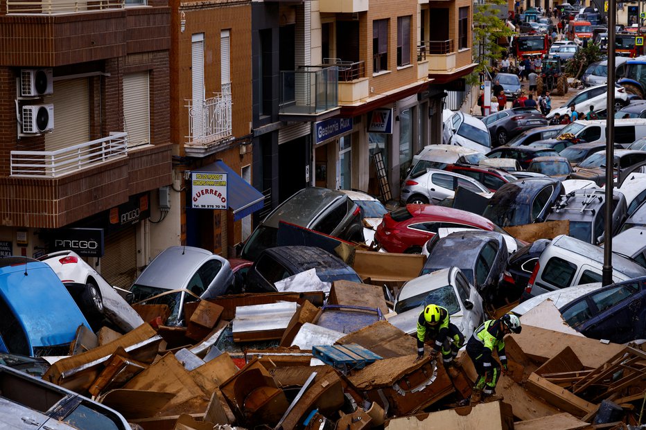 Fotografija: Škoda po poplavah je ogromna. FOTO: Susana Vera Reuters