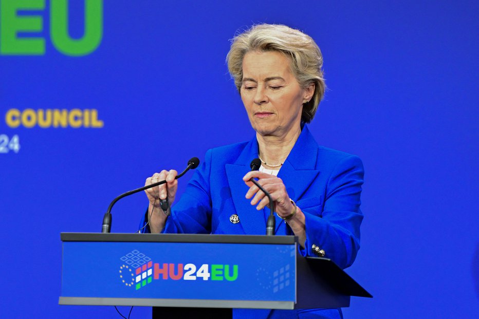 Fotografija: Ursula von der Leyen. FOTO: Marton Monus Reuters