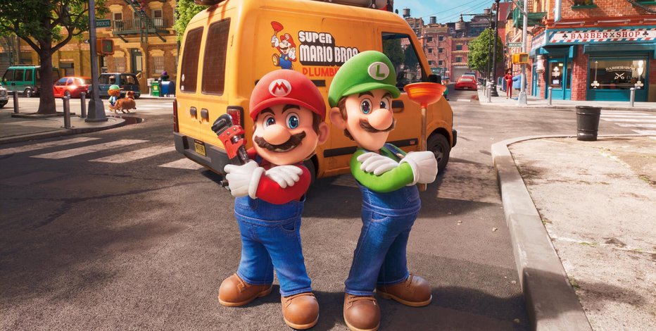 Fotografija: V filmu, ki si ga lahko ogledate na Netflixu, Mario in Luigi obiščeta kraljestvo gob. FOTO: Nintendo/Universal 