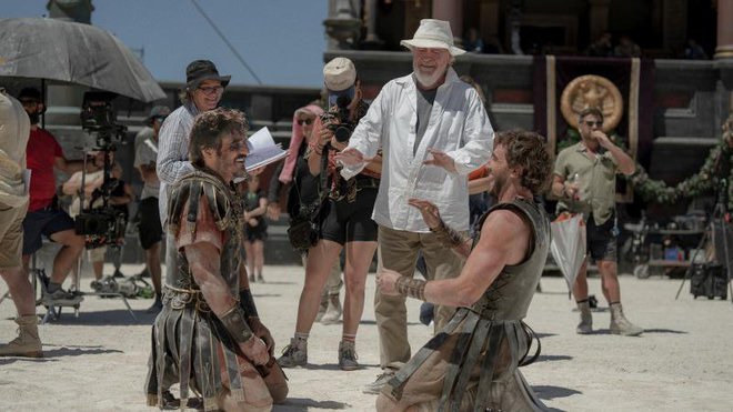 Režiser Ridley Scott je k sodelovanju povabil izjemne sodelavce. FOTO: Aidan Monaghan