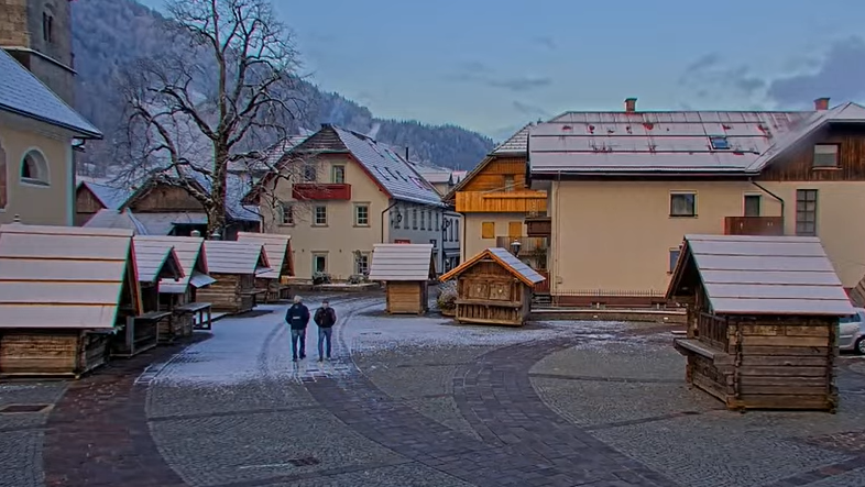 Fotografija: Kranjska Gora danes. FOTO: Live Webcam Zajem Zaslona