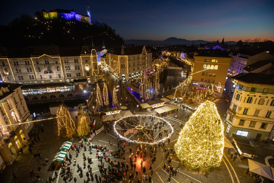 Fotografija: Lučke bodo v Ljubljani prižgali 29. novembra. FOTO: Voranc Vogel