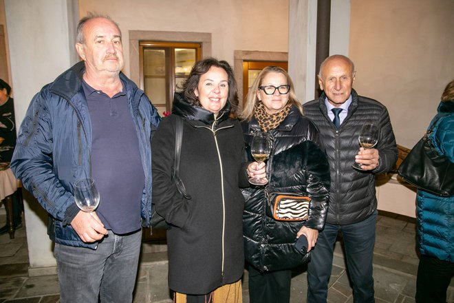 Aleš Rupnik, Anita Manfreda, direktorica občinske uprave, dr. Nataša Fikfak in župan občine Brda Franc Mužič