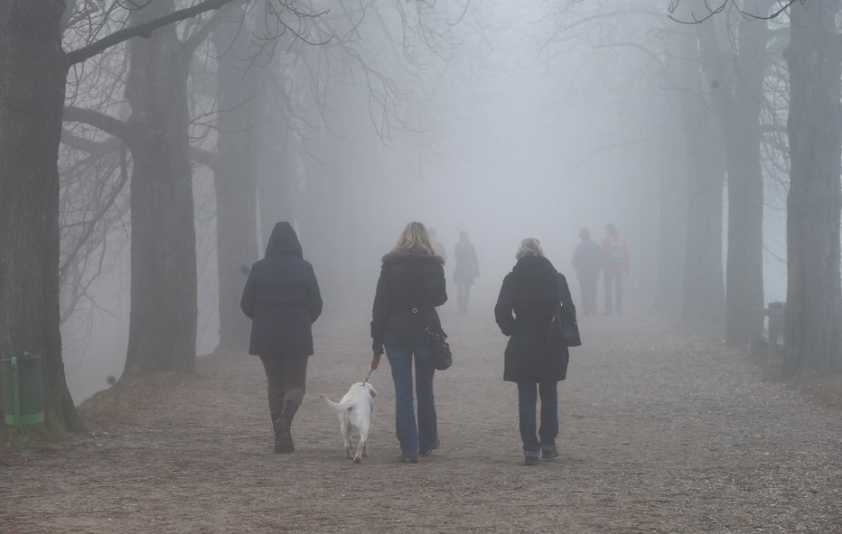 Fotografija: Pozimi, ko se izpustom iz avtomobilov pridružijo še delci iz kurišč, je kakovost zraka slabša. FOTO: Jože Suhadolnik