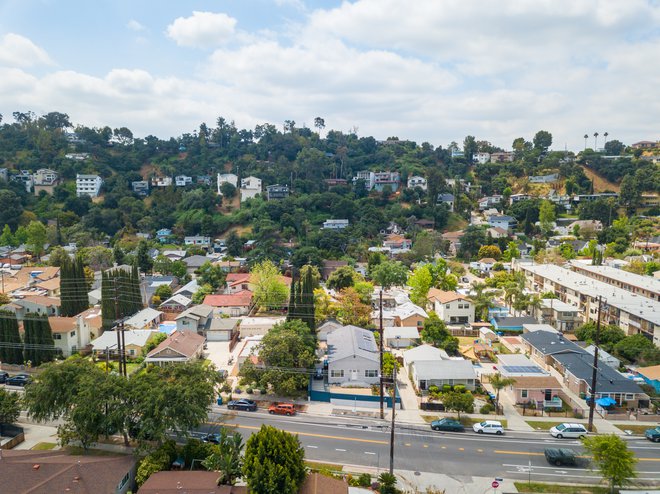 Zgodilo se je v eni od losangeleških sosesk. FOTO: Adam Mustafa/Getty Images