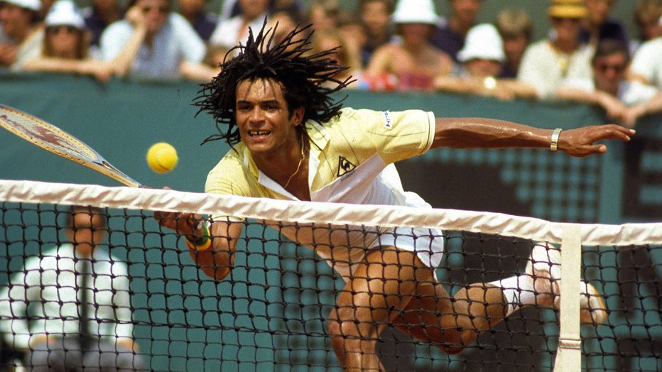 Fotografija: Yannick Noah je bil leta 1986 tretji najboljši igralec na svetu. FOTO: Serge Philiippot, Reuters