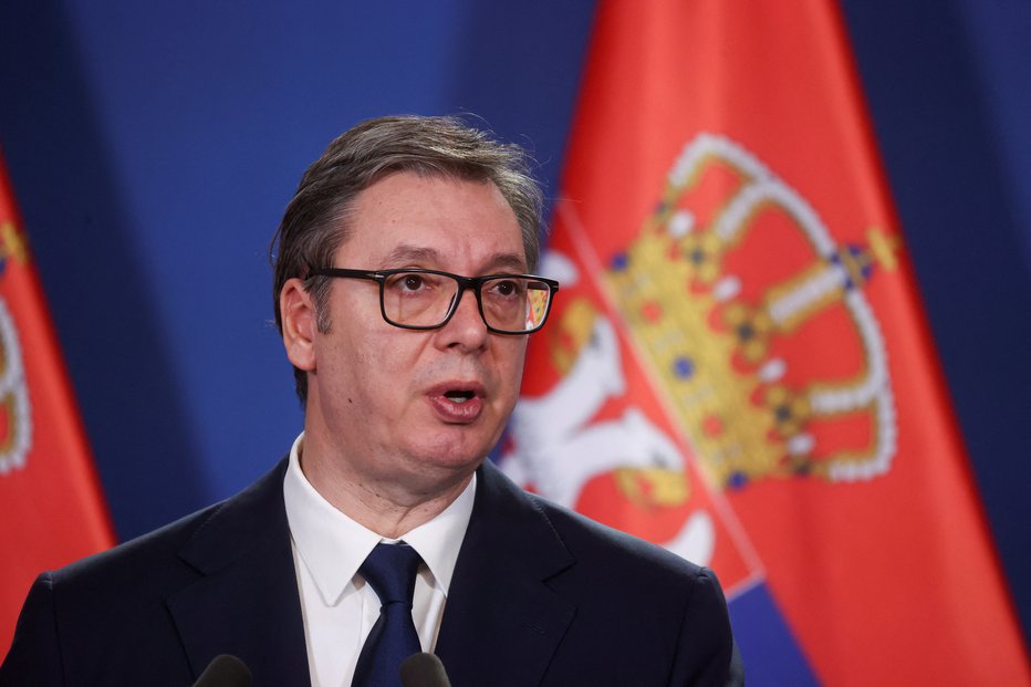 Fotografija: Aleksandar Vučić. FOTO: Bernadett Szabo Reuters