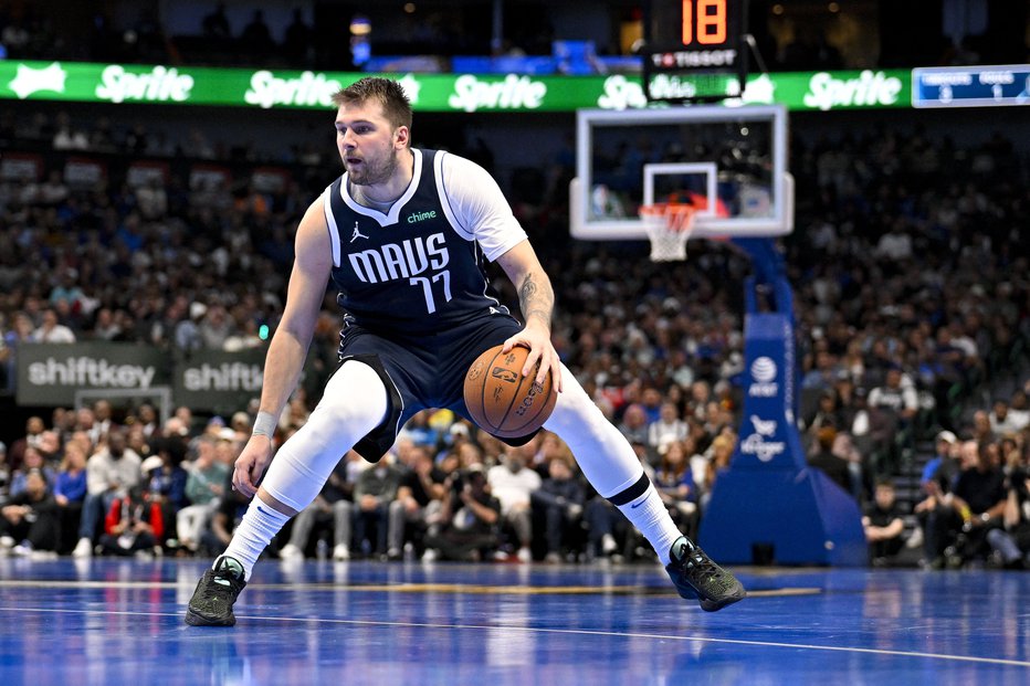 Fotografija: Luka Dončić je prvi med slovenskimi športniki presegel magično mejo 100 milijonov evrov. FOTO: Jerome Miron/Imagn Images/Reuters