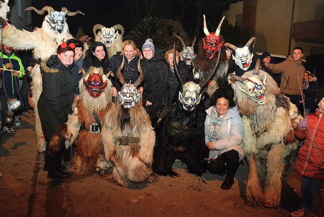 Pri nas so se krampusi uveljavili na Dravskem polju. FOTO: Darko Naraglav