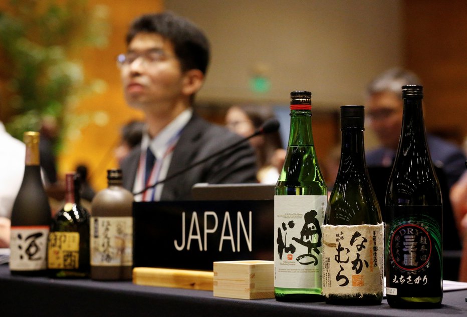 Fotografija: Japonska delegacija na Unescovem srečanju v Luqueju v Paragvaju FOTO: Cesar Olmedo/Reuters