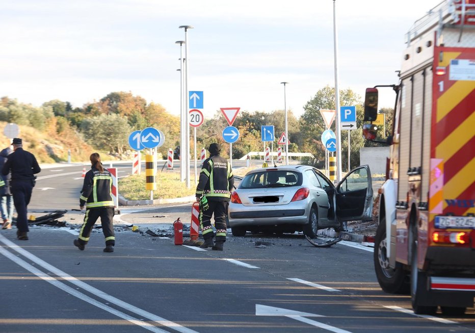 Fotografija: Tragična nesreča v Primoštenu. FOTO: Dusko Jaramaz/pixsell