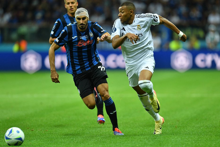 Fotografija: Avgusta je Real Madrid v Varšavi z 2:0 premagal Atalanto in osvojil superpokal. FOTO: Jennifer Lorenzini/Reuters