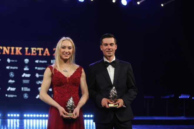 Leta 2019 na taisti prireditvi v družbi Primoža Rogliča. FOTO: Voranc Vogel