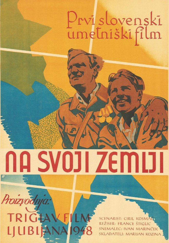 V Baški grapi je bil leta 1948 posnet prvi slovenski celovečerni film Na svoji zemlji. FOTO: Slovenska kinoteka