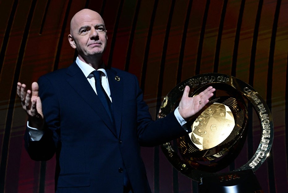 Fotografija: Gianni Infantino, predsednik Fife. FOTO: Giorgio Viera Afp