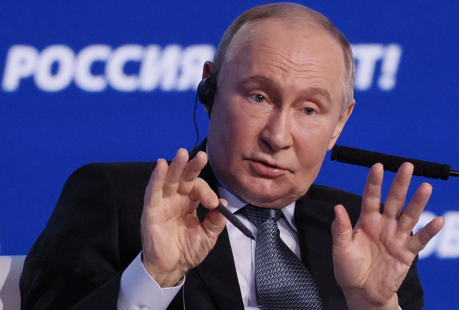 Fotografija: Vladimir Putin. FOTO: Yuri Kochetkov Via Reuters