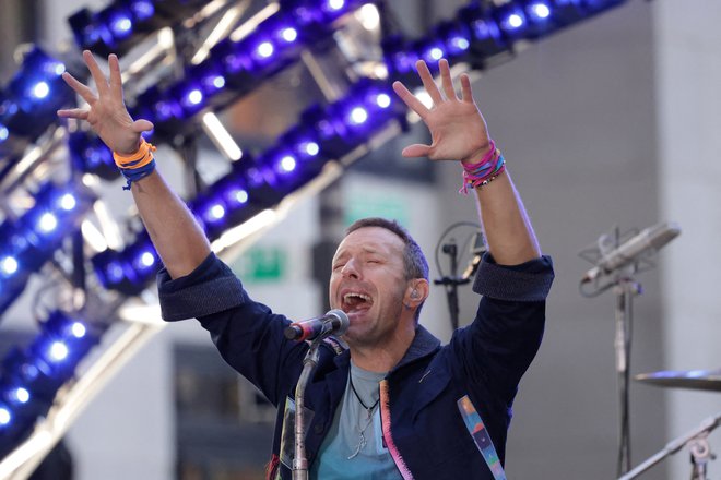 Coldplay so osvojili nagrado za najboljšega rock izvajalca na turneji. Foto: Kent Edwards/Reuters