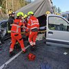 Strašni prizori nesreče, v kateri je umrl 72-letni voznik (FOTO)