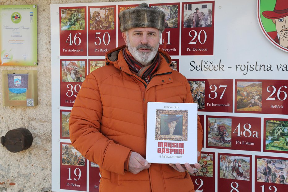 Fotografija: Robert Kužnik je lani izdal izjemno monografijo Maksim Gaspari – Iz naroda za narod. FOTO: Ivo Žajdela