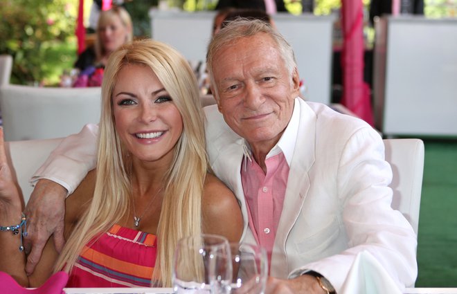 Crystal Harris in Hugh Hefner FOTO: Baxter/abaca Baxter/abaca