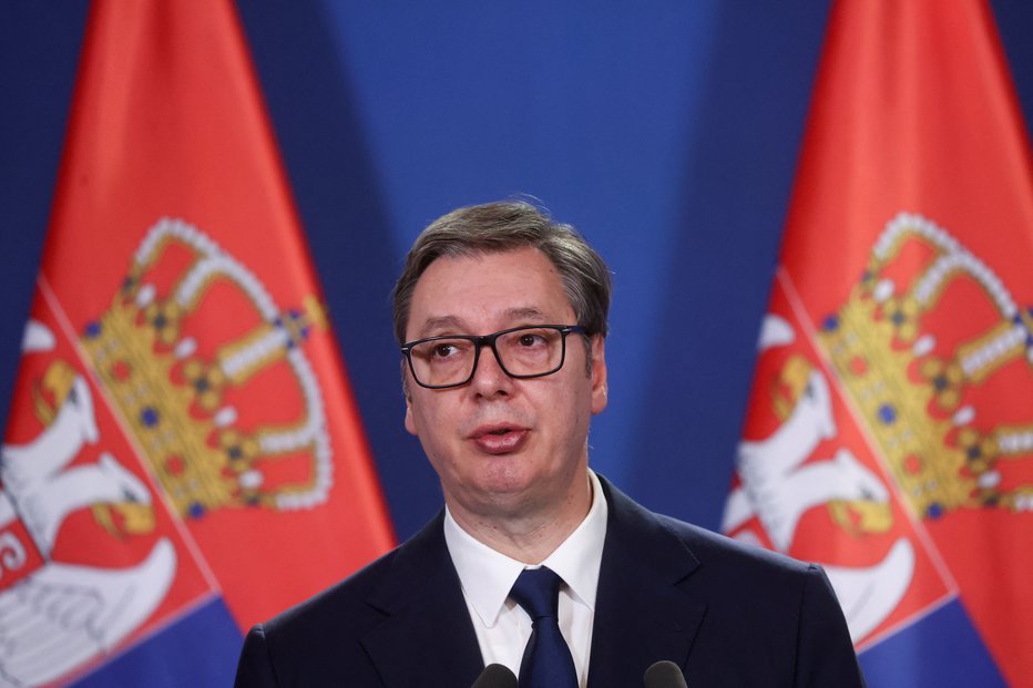 Fotografija: Aleksandar Vučić FOTO: Bernadett Szabo Reuters