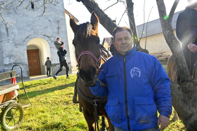 Tone Kotar je predsednik Konjerejskega društva Trebnje. FOTO: Drago Perko