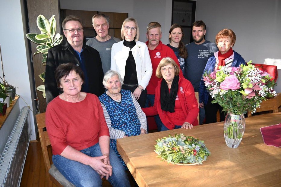 Fotografija: Prijetno in veselo je bilo na proslavi 95. letnice Kristine Koler FOTO: Ludvik Kramberger